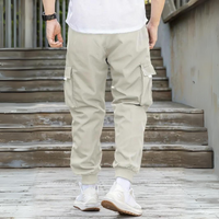 Functional Cargo Pants with Drawstring - Maxwell-Blue-S-State of Style