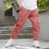Functional Cargo Pants with Drawstring - Maxwell-Blue-S-State of Style
