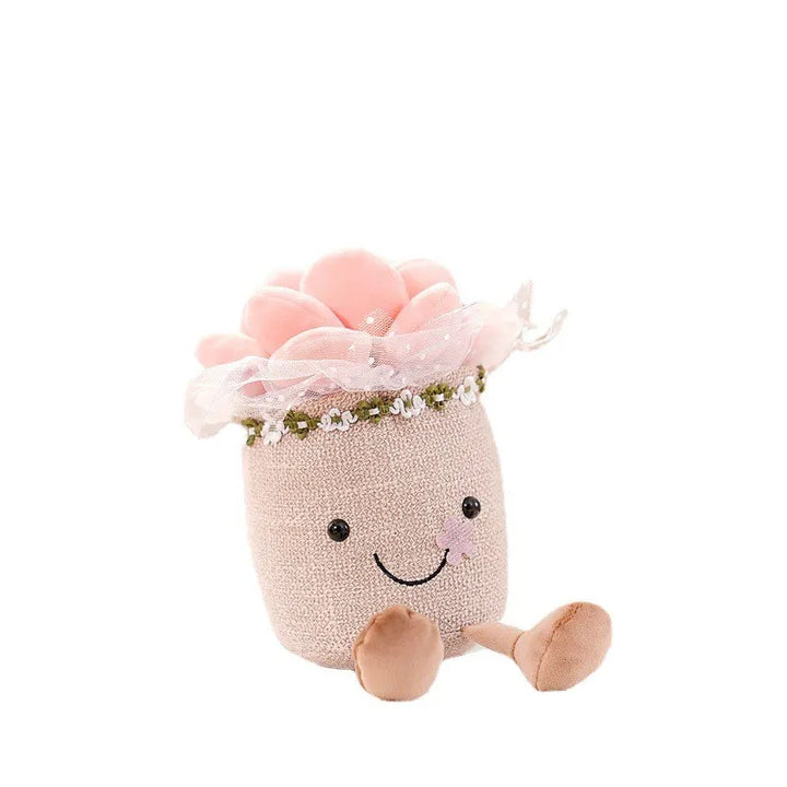 Funny Flower Plush - BloomBuddy-Pink Flowerpot-State of Style