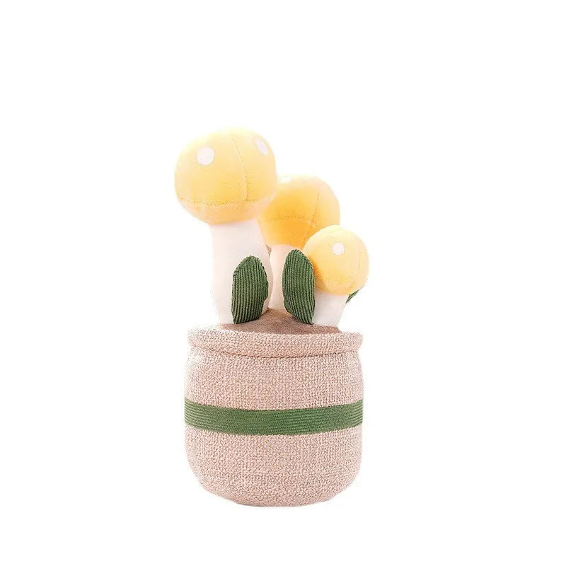 Funny Flower Plush - BloomBuddy-Yellow Mushroom-State of Style