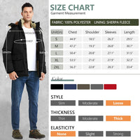 Gabriel Men's Winter Jacket with Detachable Hood-Black-S-State of Style