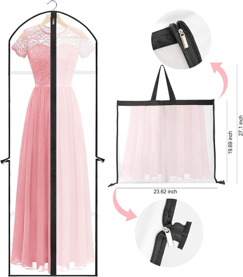 Extra-Long Dress & Gown Garment Bag – 180cm Protective Covers with Handles (Buy 1, Get 1 FREE)