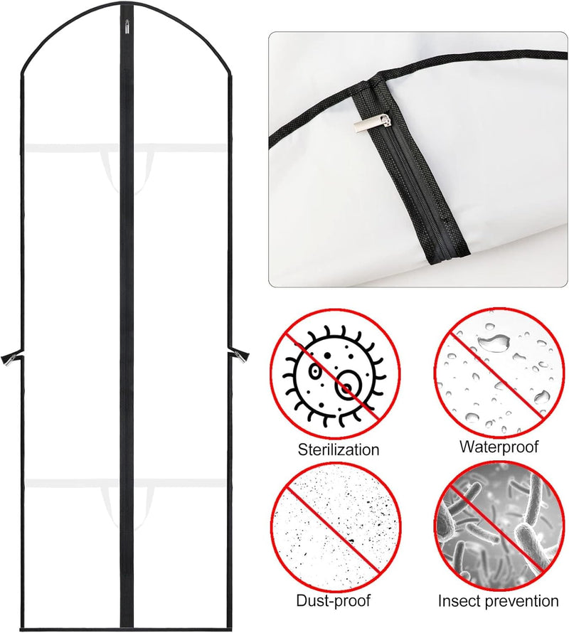 Extra-Long Dress & Gown Garment Bag – 180cm Protective Covers with Handles (Buy 1, Get 1 FREE)