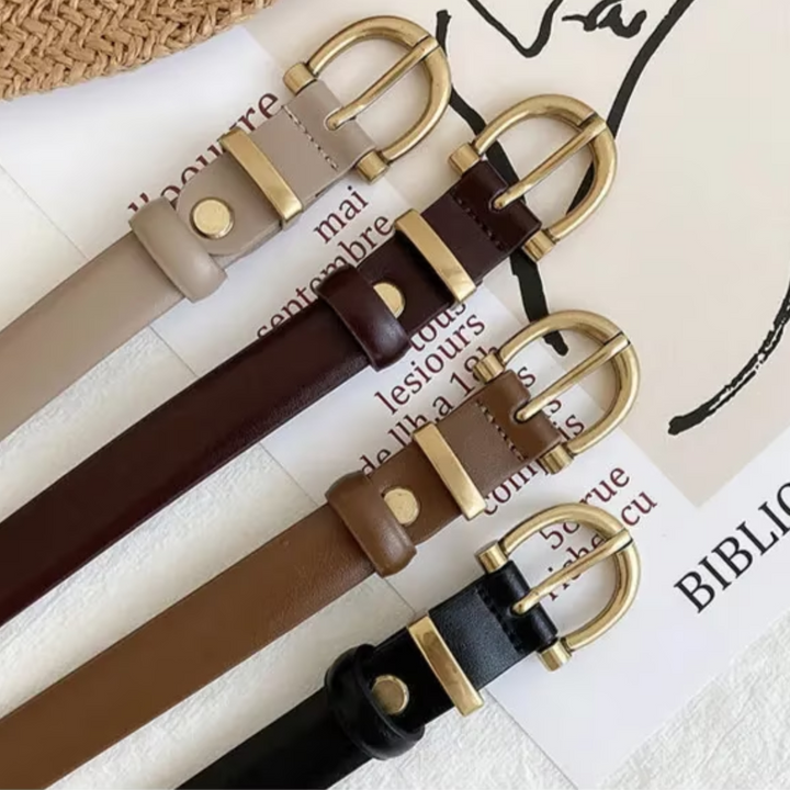 Genuine Leather Luxury Designer Belt-Brown-100 CM-State of Style