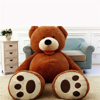 Giant Plush Teddy Bear – HugHero-Dark brown-80 cm-State of Style