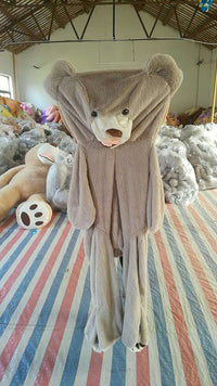 Giant Plush Teddy Bear – HugHero-Gray-80 cm-State of Style