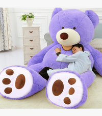 Giant Plush Teddy Bear – HugHero-Purple-80 cm-State of Style