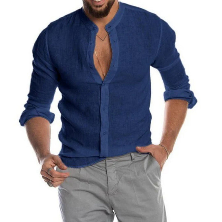 Gil Shirt | Luxurious & Comfortable-Blue-S-State of Style