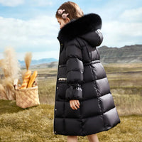 Girls' Winter Coat – Elina-Black-120 cm-State of Style