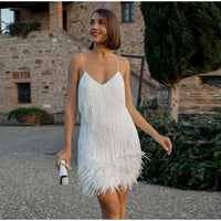 GlamourGlow Cocktail Dress | Elegant & Eye-Catching-White-S-State of Style