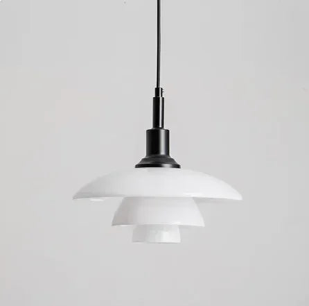 Glass Decorative Lamp - AuroraGlow-Hanger (Black)-State of Style