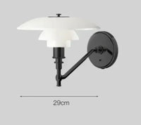 Glass Decorative Lamp - AuroraGlow-Wall Lamp (Black)-State of Style