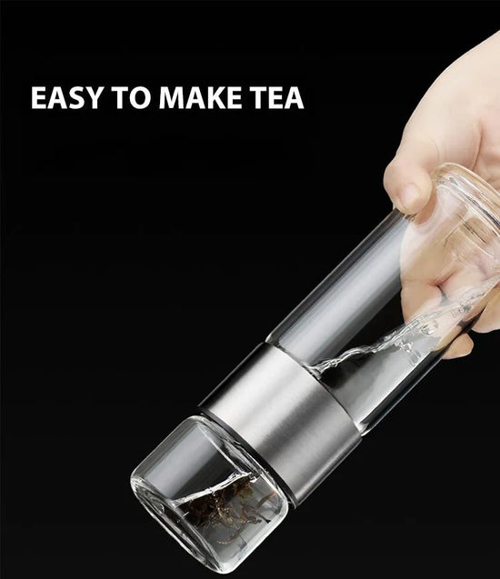 Glass Insulated Bottle – ClearTherm-Wood-State of Style