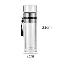 Glass Insulated Bottle – ClearTherm-Wood-State of Style