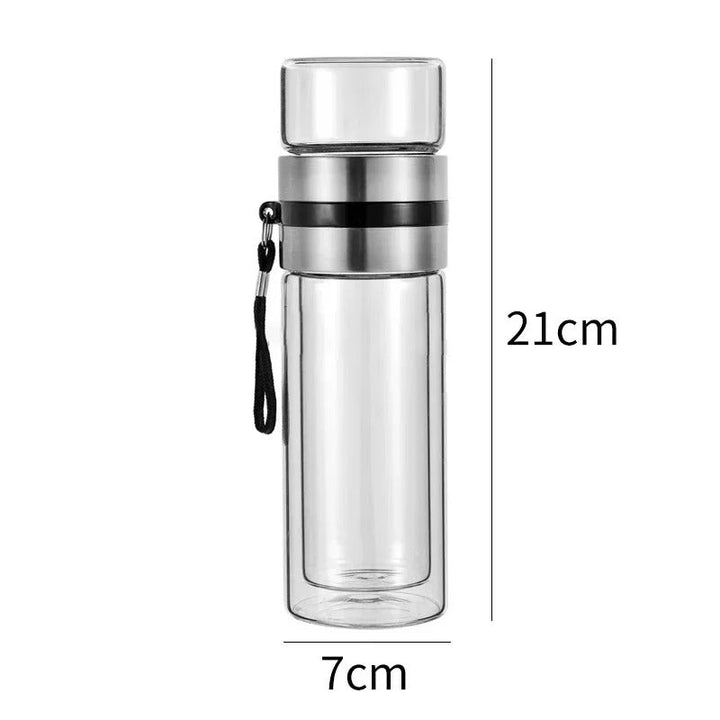 Glass Insulated Bottle – ClearTherm-Wood-State of Style