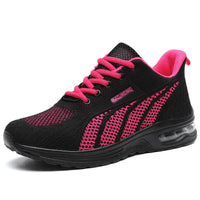 GlideMotion Run | Ergonomic Trainers with Cushioned Heel for Women-Black Pink-3.0-State of Style