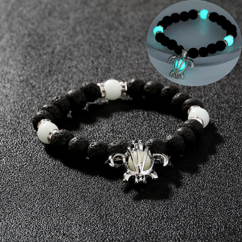 Glow In The Dark Bracelet | Lighting Edition-Schwarze Schildkröte-State of Style