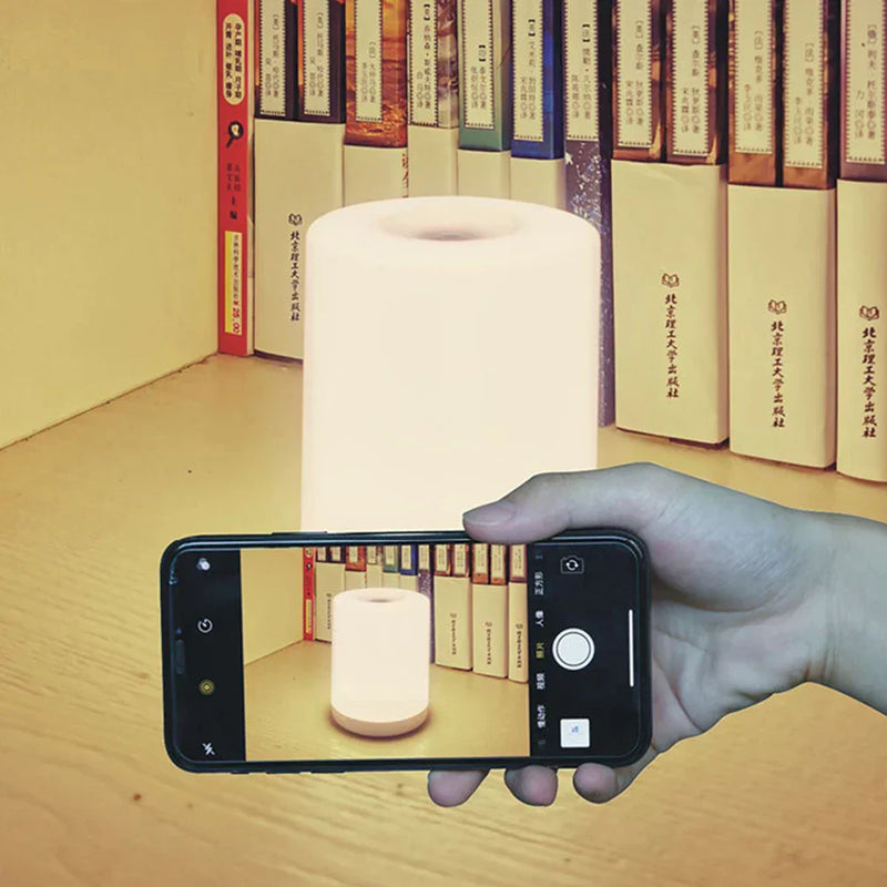 GlowEase LED Table Lamp with USB Port-White Light-State of Style