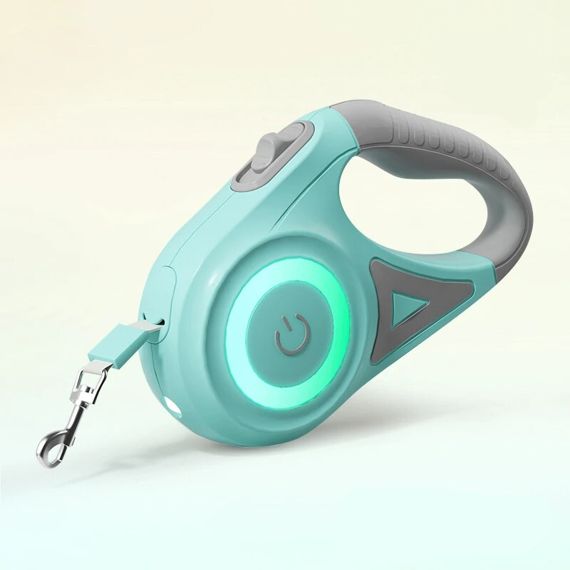 GlowGuard Illuminating Dog Leash with Flashlight-Green-State of Style