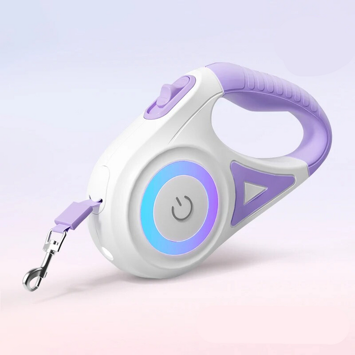 GlowGuard Illuminating Dog Leash with Flashlight-Purple-State of Style