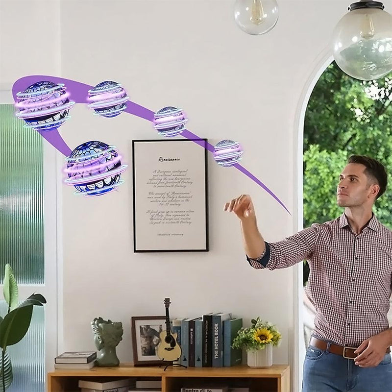 Glowing Boomerang Ball for Magical Play Fun - SkyGlider-Blue-State of Style