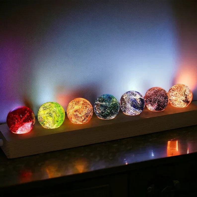 Glowing Cosmic Crystals - AstroGlow Orbs-Rectangle-State of Style