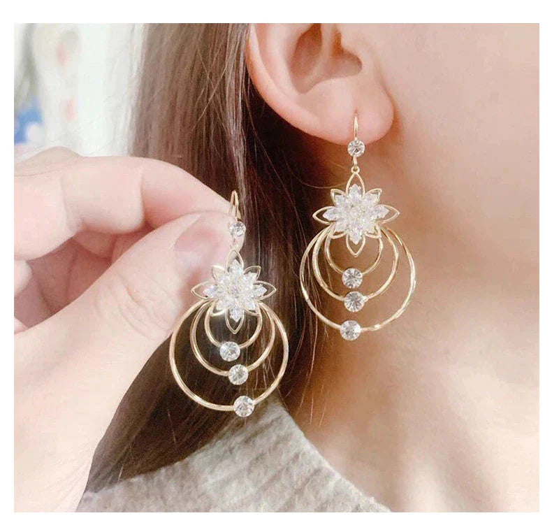 Golden Hoop Earrings | Luxurious Jewellery-State of Style