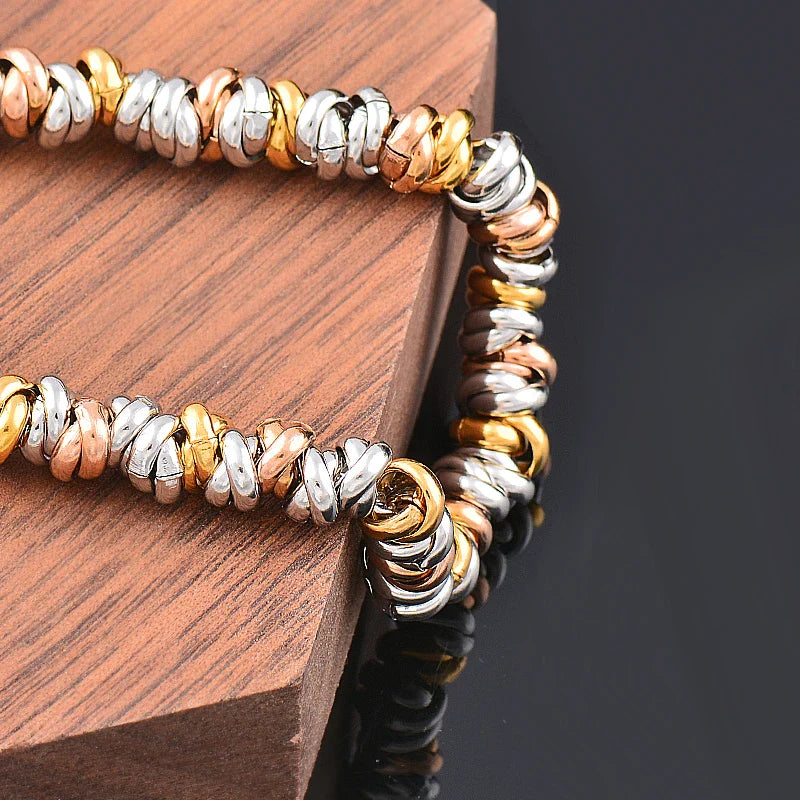 Golden Pearl Bracelet | Elegant Chain Jewellery-GOLD-State of Style