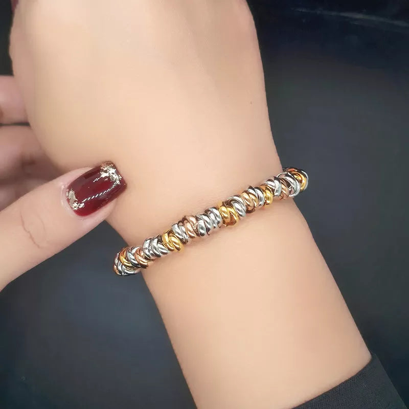 Golden Pearl Bracelet | Elegant Chain Jewellery-GOLD-State of Style