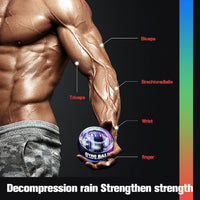 Gyroscopic Wrist Strengthener Ball - Auto Start Forearm Trainer-Black-State of Style