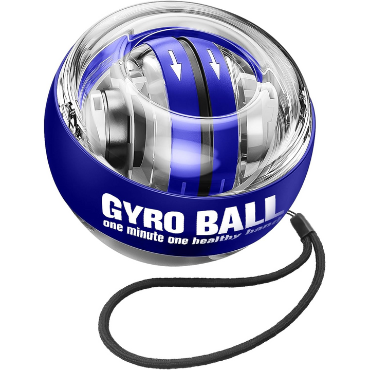 Gyroscopic Wrist Strengthener Ball - Auto Start Forearm Trainer-Blue Without Light-State of Style