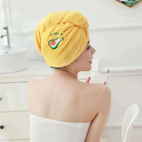 HairDry Pro - Microfibre Hair Towel-Yellow-State of Style