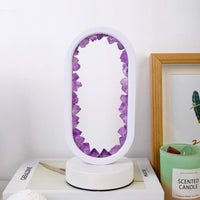 Handmade Amethyst Lamp - Serenith-Amethyst Raw Black-State of Style
