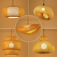Handmade Rattan Pendant Lamp - RayaLicht-A - 40 cm-State of Style
