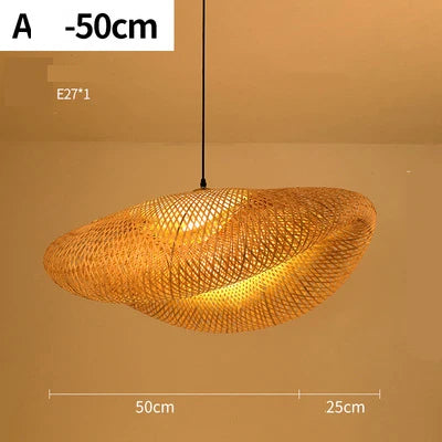 Handmade Rattan Pendant Lamp - RayaLicht-A - 40 cm-State of Style
