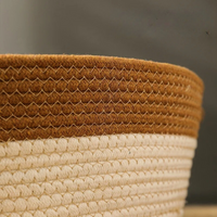 Handwoven Cotton Rope Bed for Cats - CozyNest-Khaki-S-State of Style