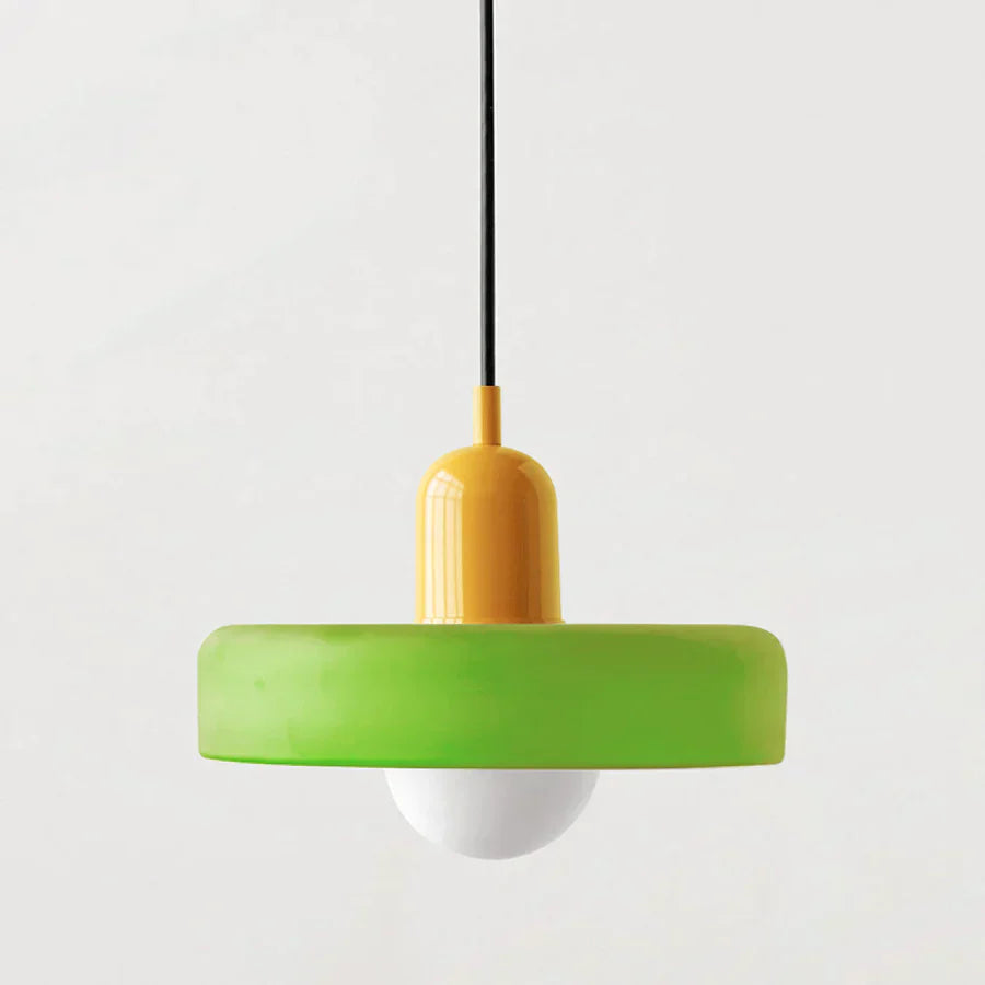 Hanging Ceiling Lamp - NordicLuxe-White-Red-25 x 18 cm-State of Style