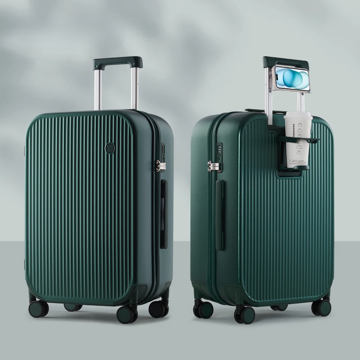 Hard-shell suitcase – Lyon-Dark green-S (42 L)-State of Style