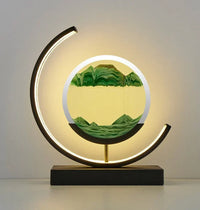 Harmony Sand Landscape Lamp - Serenova-Black/Green-State of Style