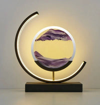 Harmony Sand Landscape Lamp - Serenova-Black/Purple-State of Style