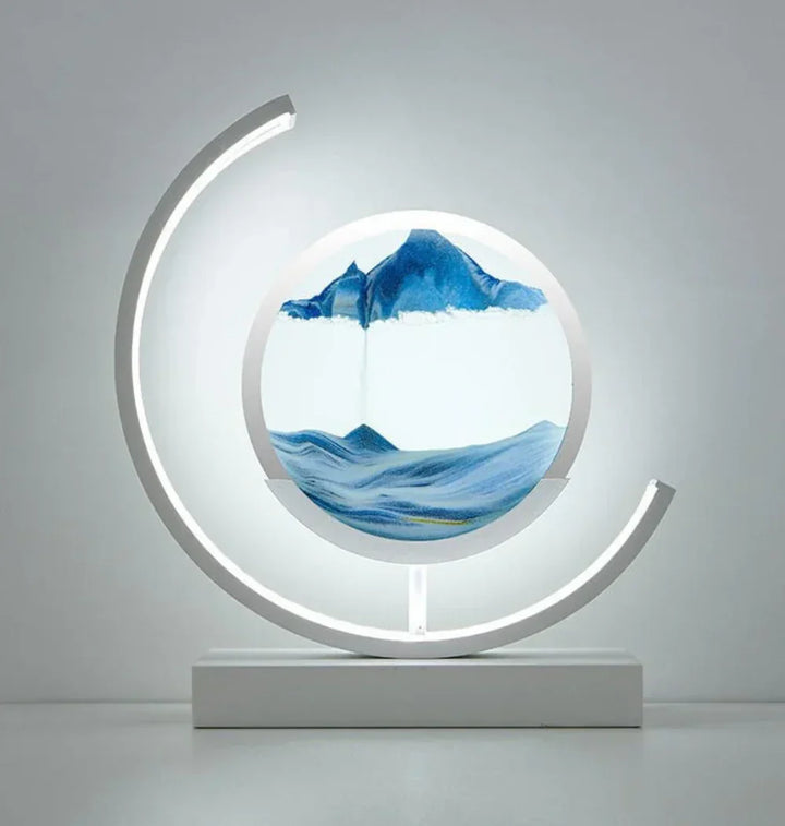 Harmony Sand Landscape Lamp - Serenova-White/Blue-State of Style