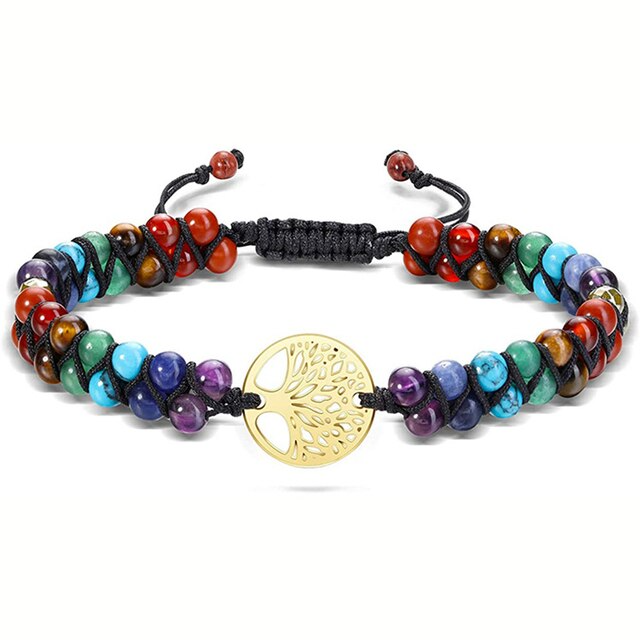 Healing Bracelet for Women | Crystal Bead Jewellery-Multicolored-State of Style