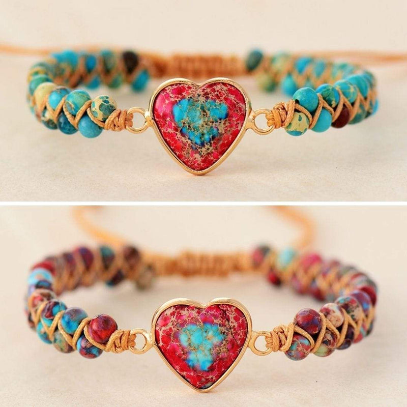 Heart of Passion Friendship Bracelet - Amalina-Red-State of Style