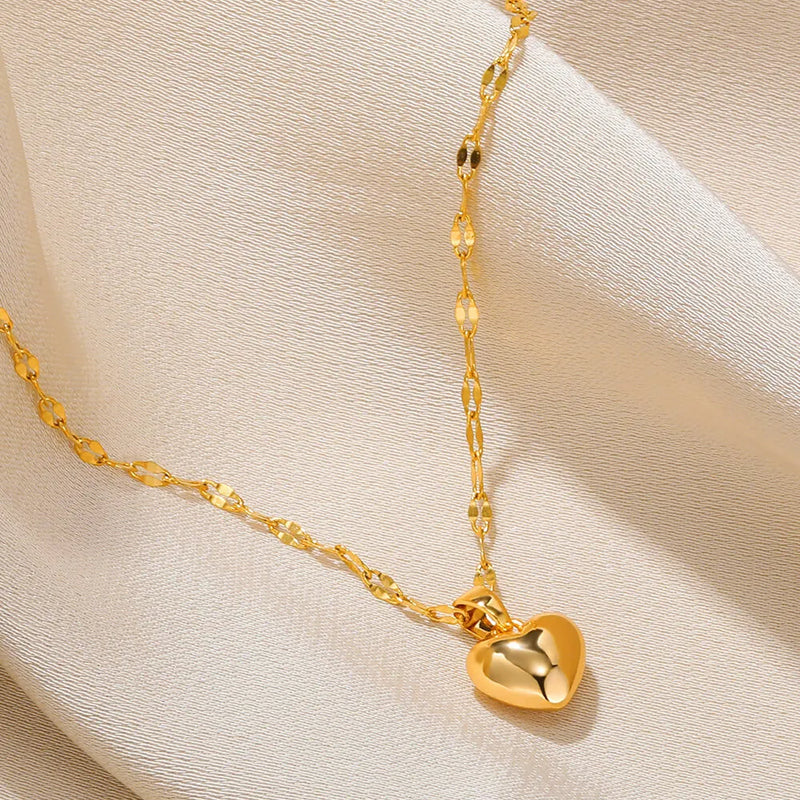 Heart Pendant Necklace | Elegant Jewellery for Women-Concave Heart-State of Style