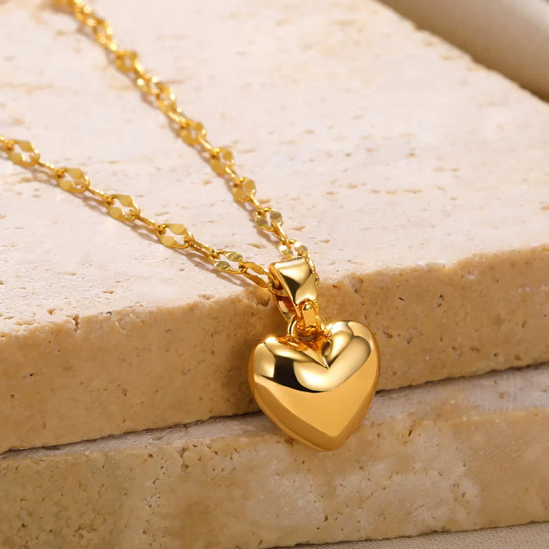 Heart Pendant Necklace | Elegant Jewellery for Women-Concave Heart-State of Style