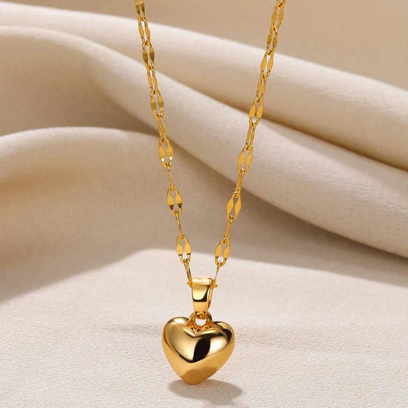 Heart Pendant Necklace | Elegant Jewellery for Women-Concave Heart-State of Style