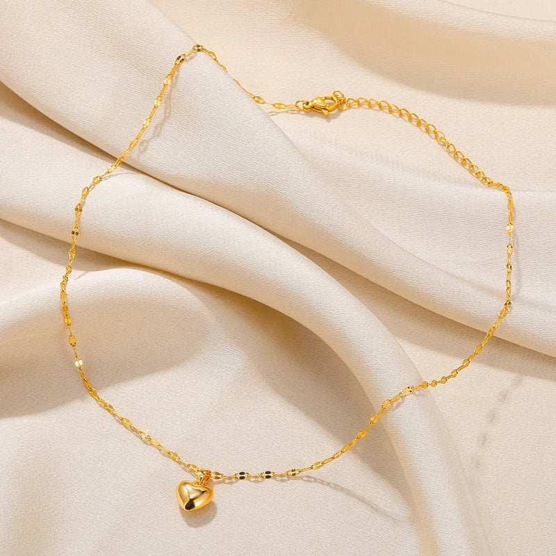 Heart Pendant Necklace | Elegant Jewellery for Women-Concave Heart-State of Style