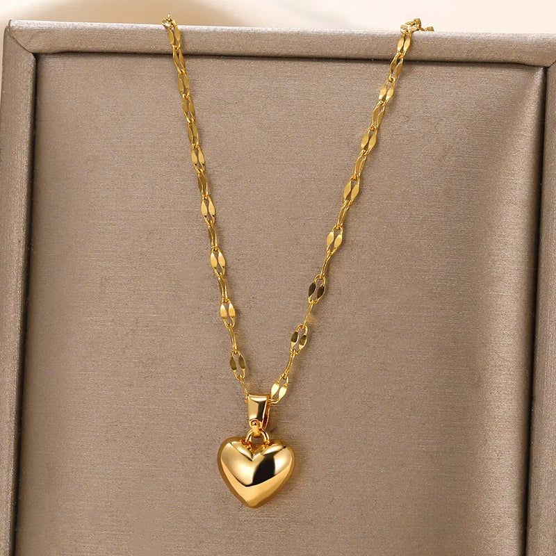 Heart Pendant Necklace | Elegant Jewellery for Women-Concave Heart-State of Style