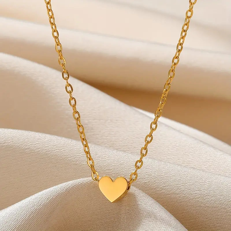 Heart Pendant Necklace | Elegant Jewellery for Women-Smooth Heart-State of Style