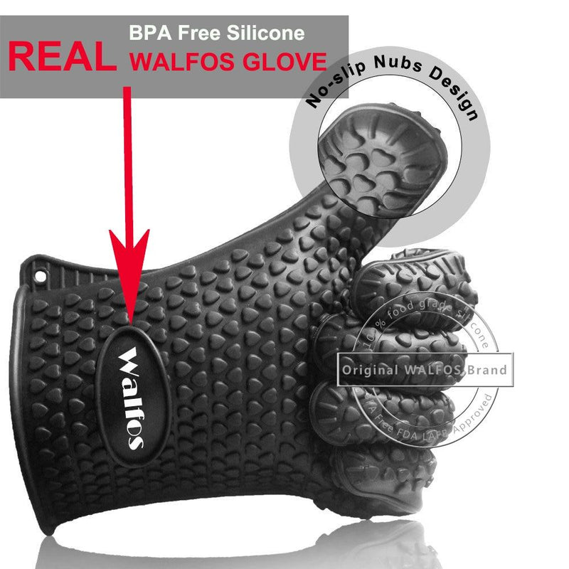 Heat-Resistant Gloves - GrillGuard-Black-State of Style